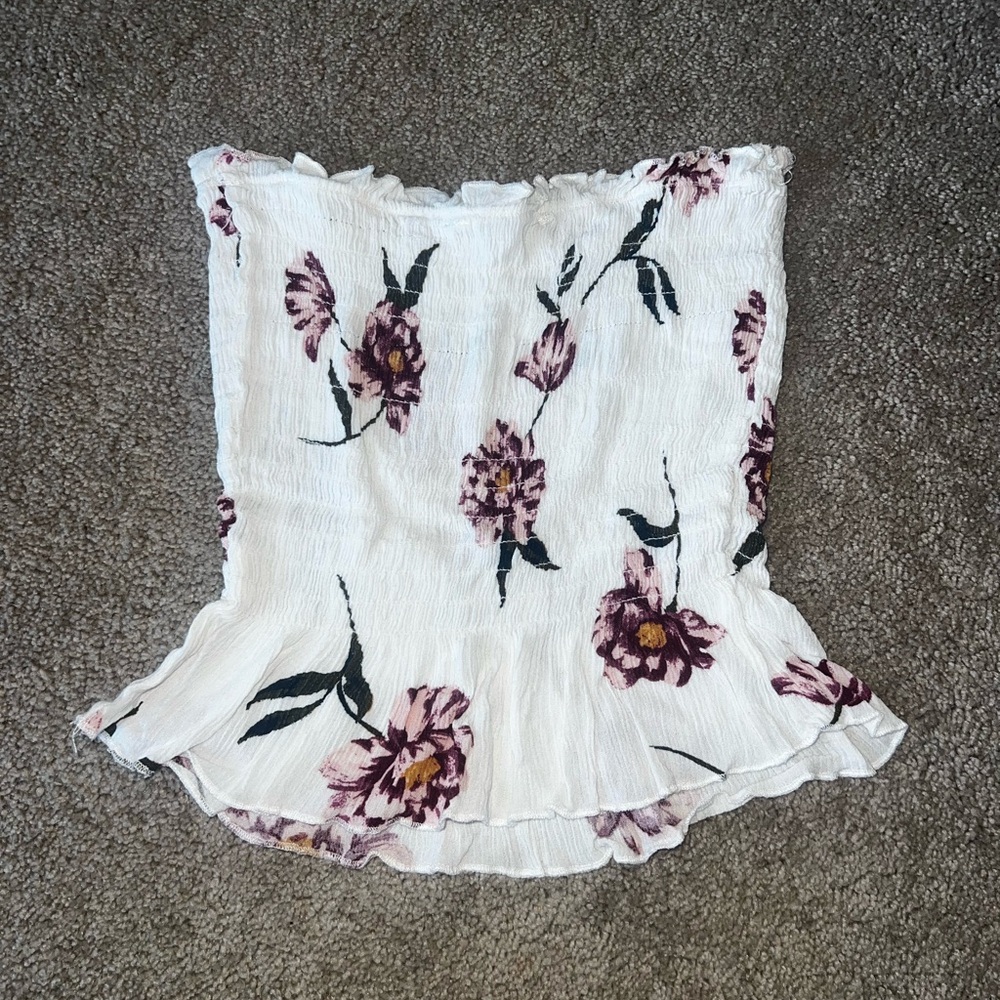 Flower tube top